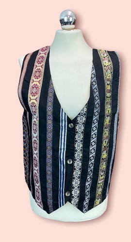Me2u black cotton - me2u, waistcoat