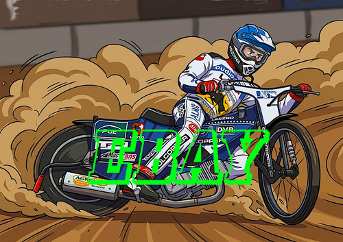 Unia leszno speedway card with - leszno,