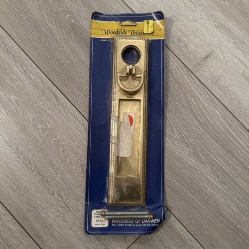 Solid brass letter box/plate