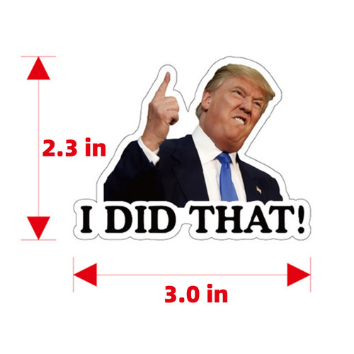 100 400 trump stickers - 100-400, did