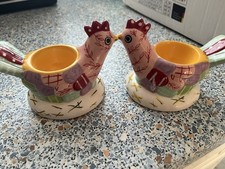 Chicken Egg Cups Set of 2