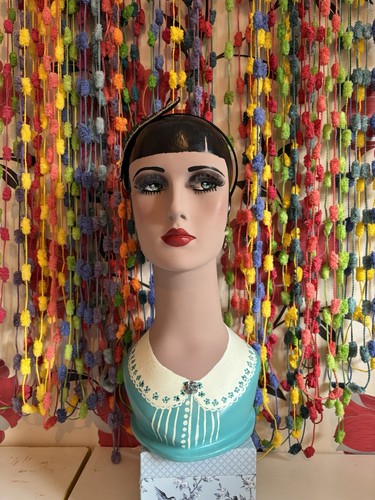 Hand painted mannequin head - hand,