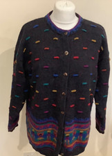 Tulchan cardigan M wool patterned