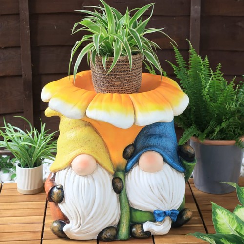 Plant stand table - stand, gnome