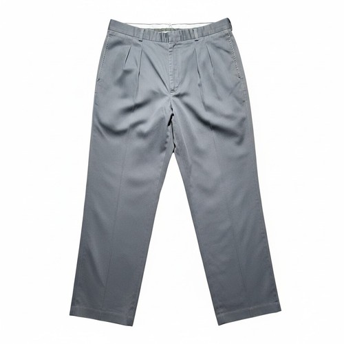 Bean mens gray pleated - 36,