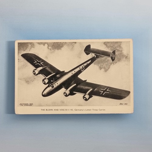 Ww2 aircraft postcard c1940 - postcard,