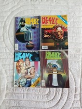Heavy Metal Fantasy Sci Fi Magazine X4 Issues