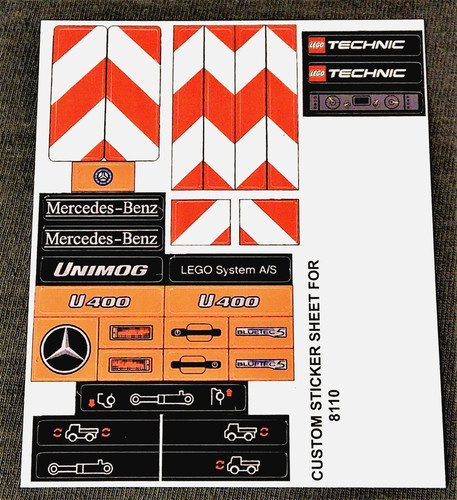 Custom decal for - decal, 8110