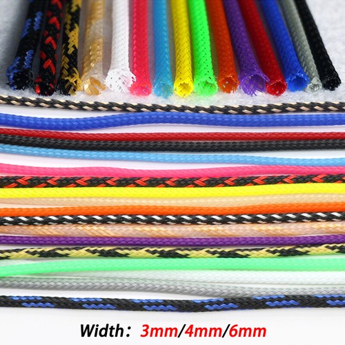 6mm braided cable - 3/4/6mm,