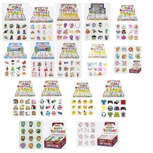 144 kids temporary tattoos - kids,