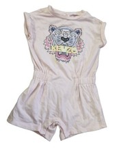 Kenzo Kids Girl's Pink Tiger Playsuit Baby Pink 18months REF WB2