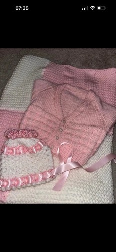 Newborn girls pink white - newborn,