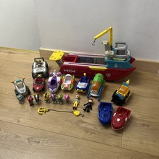 Paw Patrol Water Pups Aqua Pups Set With Captain Turbot And Ship