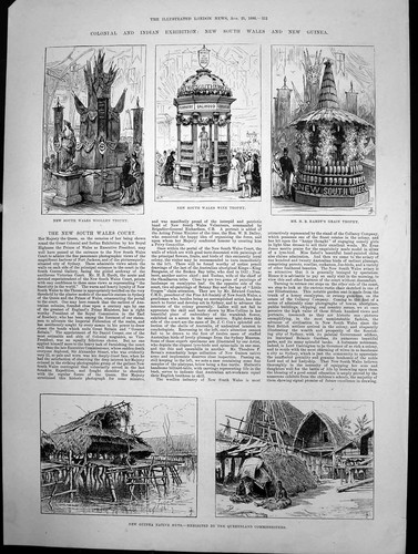 Old antique print - new, south