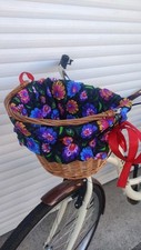 fabric liner bike wicker