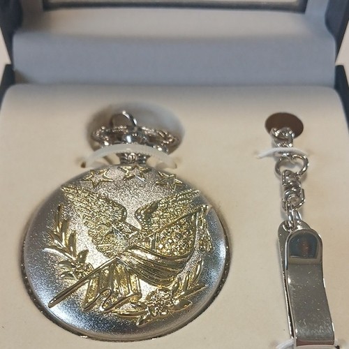 Silver tone eagle full - eagle,