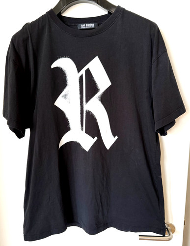 Raf simons black shirt - simons, xl