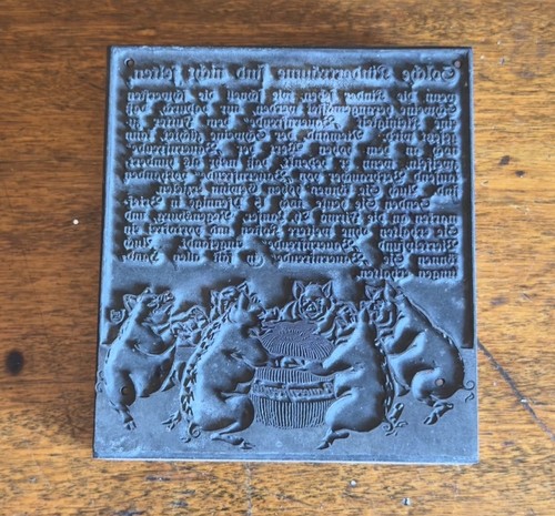 Antique german letterpress - antique,