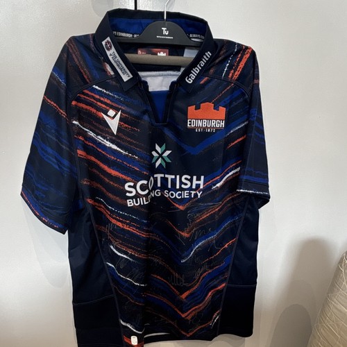 Signed edinburgh rugby shirt - edinburgh,