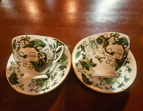 Coalport floral white - floral,