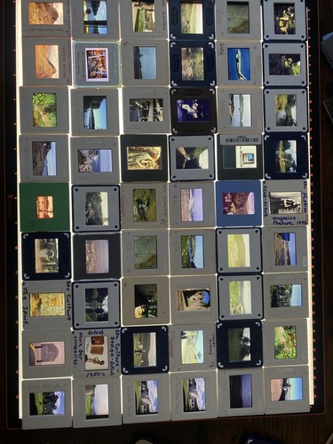 Mixed 35mm photo slides - photo,