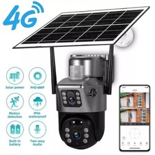4G,LTE Sim Card Camera, Outdoor Security CCTV, No Wifi Battery Solar Power