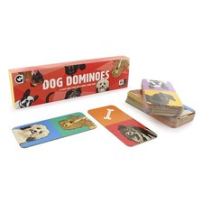 Ginger Fox Dog Dominoes Card