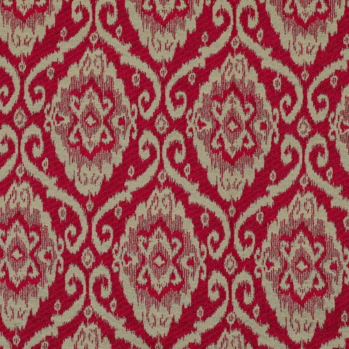 Upholstery fabric damask red - upholstery,