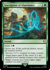 MTG - Inscription of Abundance