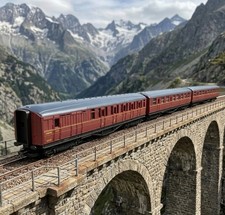 Boxed 3 X Hornby BR Maroon