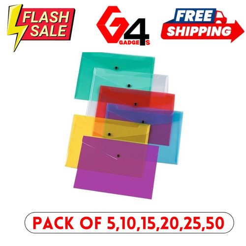 Plastic wallets stud - a4,