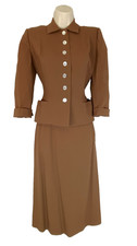 Vintage 1940s light brown suit