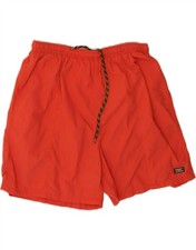 L.L.BEAN Mens Swimming Shorts Large  Red Nylon BC30