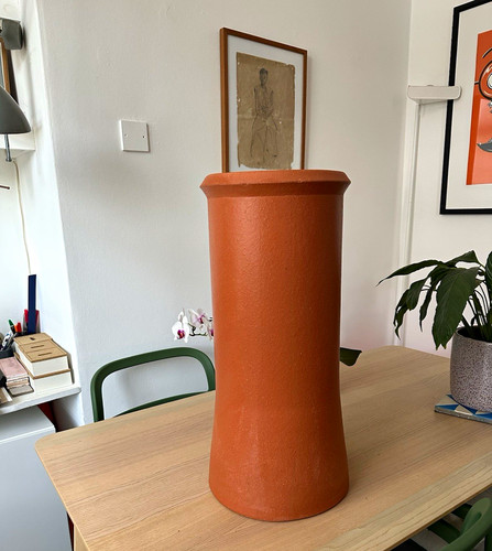 Vitrified clay chimney flue - vitrified,