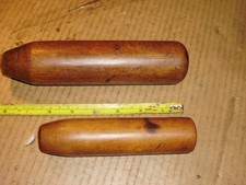 Joblot, 2 vintage boxwood lead dressing dollies