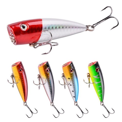 5pcs topwater popper fishing - 5pcs,