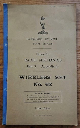 Royal signals notes for - royal, radio