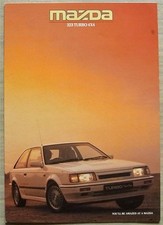 MAZDA 323 TURBO 4x4 Car Sales Brochure Sept 1986