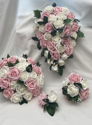 Wedding bouquets pink flowers - pink,