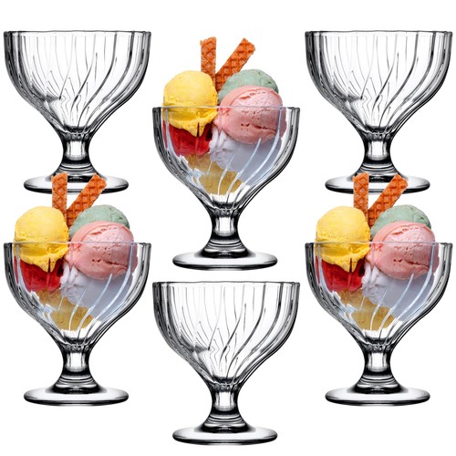 Pasabahce glass dessert cups - pasabahce,