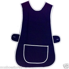 LADIES WOMEN TABARD APRON OVERALL KITCHEN CATERING CLEANING BAR PLUS SIZE POCKET