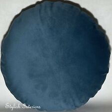 Handmade Soft Round Plush Velvet Cushion Cover Circle Bed Sofa Pillowcase Decor
