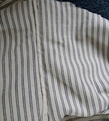 Fabric remnants navy stripe - remnants,