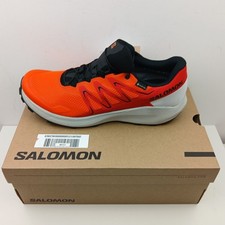 Salomon Temper GTX (Goretex) Mens Trail Running Shoes Red Orange/Black UK 10.5