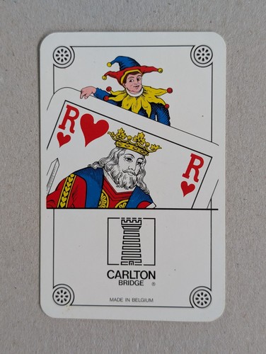 Single playing card joker - playing,
