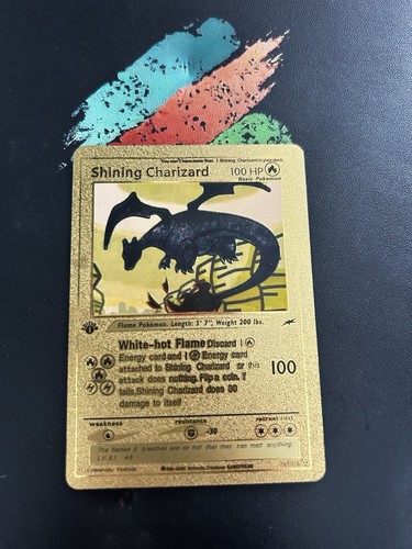 Shining charzard gold first - shining,