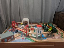 Big city wooden train - big,