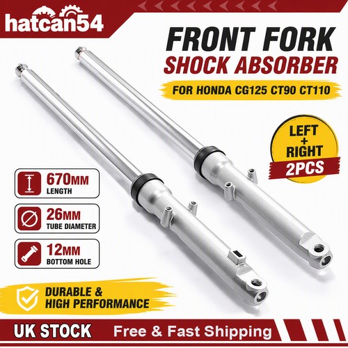 27mm front fork - 27mm, shocks