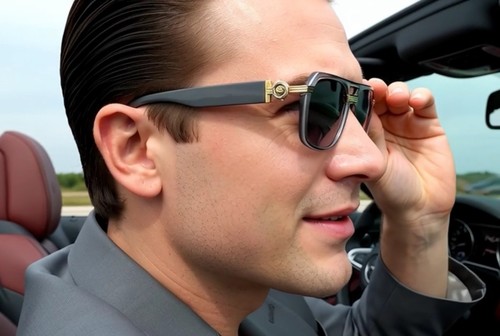 Vintage square sunglasses men - vintage,