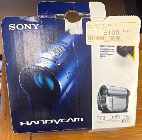 Sony handycam dcr dvd110e - sony, dvd